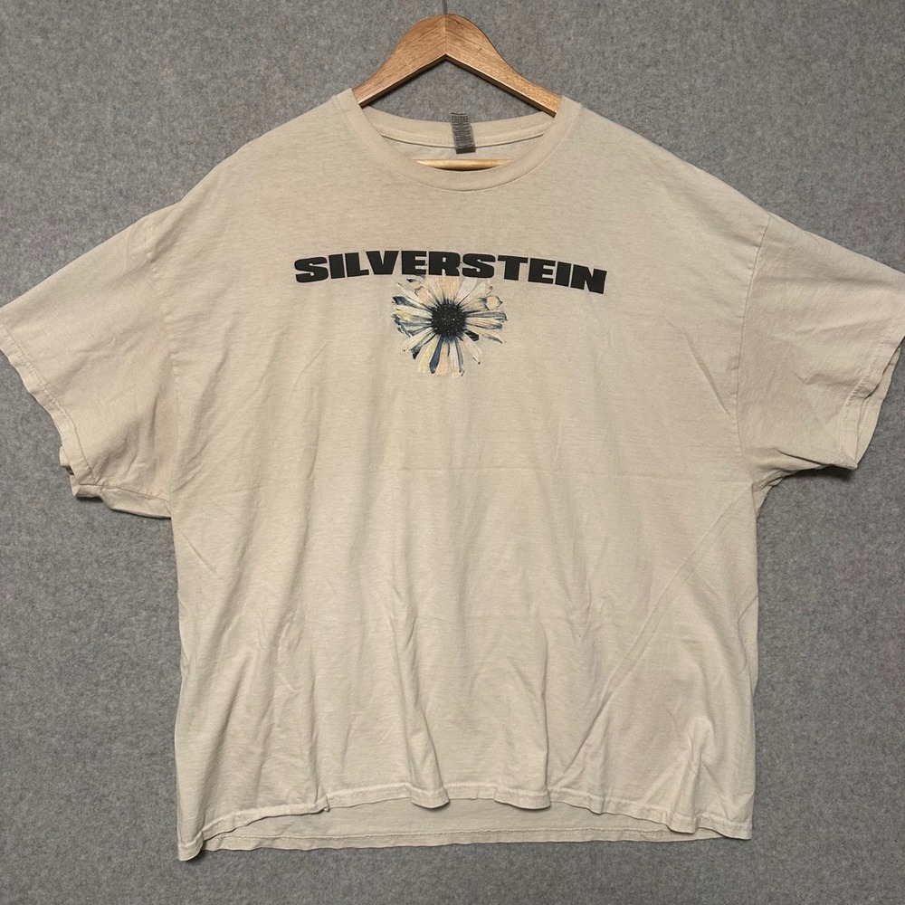 Silverstein T-Shirt Mens 3XL Beige Call It Karma Discovering The Waterfront 2024